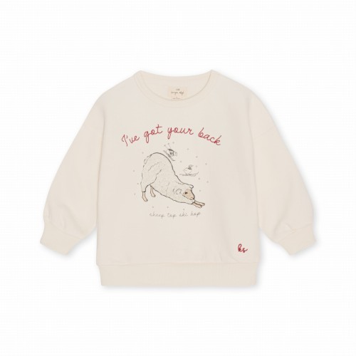 pol_pl_konges_SLOJD_Bluza_LOU_SWEATSHIRT_ANTIQUE_WHITE