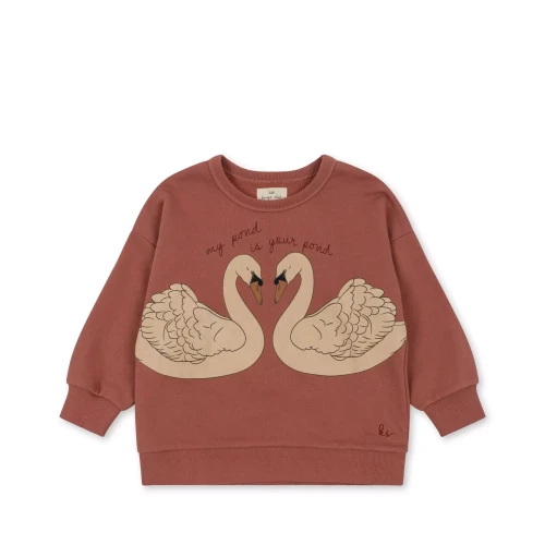 Konges Slojd Lou Sweatshirt - Canyon Rose - Obrazek (3).webp