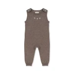 Konges Slojd - Śpiochy Niemowlęce z wełną - bunny brown melange