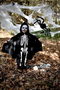 MoiMili - Maska czaszka meksykańska "Black Halloween"