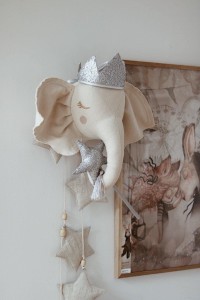 MoiMili - Różdżka dla dziecka "Srebrne cekiny"