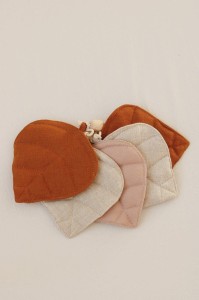 MoiMili - Girlanda dekoracyjna lniana listki "Jesień"