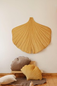 MoiMili - Mata welwetowa liść miłorzębu "Miód"