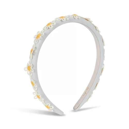 KONGES SLOJD - Dziecięca opaska w stokrotki Urocza opaska dla dzieci ozdobiona wzorem w stokrotki, dodatek idealny na letnie dni (1).webp