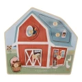 Little Dutch - Drewniane puzzle Little Farm FSC Edukacyjne drewniane puzzle z motywem farmy, doskonałe do nauki i zabawy, rozwijające umiejętności logicznego myślenia (4).webp