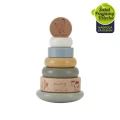 Little Dutch - Drewniana piramida sorter dla dziecka Little Farm Fantastyczna drewniana piramida sorter z uroczymi zwierzątkami, która zapewni maluchowi godziny kreatywnej zabawy i nauki (2).webp