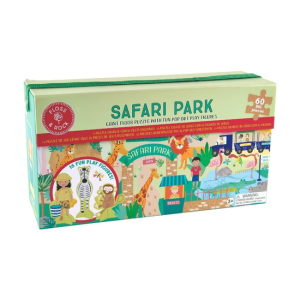Floss&Rock - Safari Park Puzzle 60 elementów
