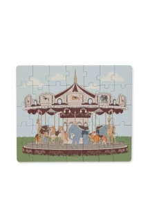 Konges Slojd - Puzzle Karuzela 35 Elementów FSC