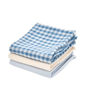 Bimbla - Pieluszki 3-pack - Village - niebieski