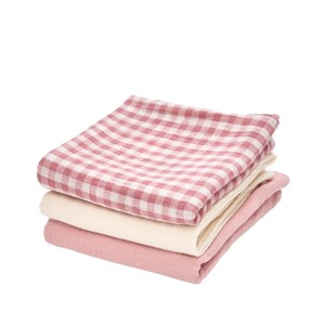 Bimbla - Pieluszki 3-pack - Village -  różowy