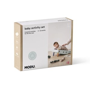 MODU - Zestaw klocków piankowych Baby activity set - Ocean Mint / Forest Green