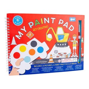 Floss&Rock - Na Budowie Kreatywne Kolorowanki z Farbkami