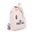 Childhome_Plecak_dziecięcy_My_First_Bag_Teddy_Bear_White_Limited_Edition