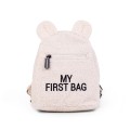 Childhome_Plecak_dziecięcy_My_First_Bag_Teddy_Bear_White_Limited_Edition