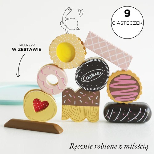 Le Toy Van - Zestaw drewnianych ciasteczek