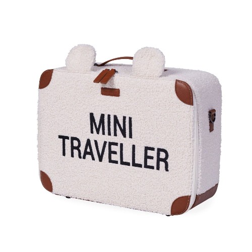 Childhome - Walizka dziecięca Mini Traveller Teddy bear White