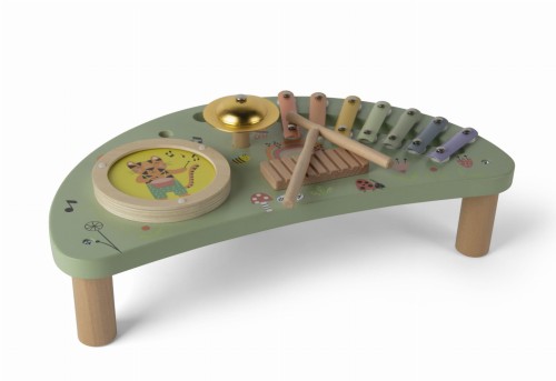 Dantoy - Drewniany muzyczny stolik edukacyjny dla niemowląt
