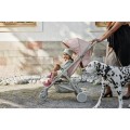 Elodie Details - wózek spacerowy MONDO - Blushing Pink + pałąk do wózka - ZESTAW