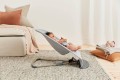 BABYBJORN - leżaczek BLISS 3D Jersey - Jasny Szary + Zabawka BALANCE - Soft Friends