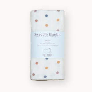 SeiMia - Muślinowy Otulacz - Dots