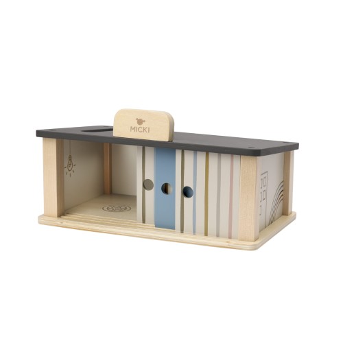 Micki of Sweden - Drewniany garaż  dla autek
