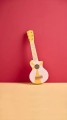 Kid's Concept - Drewniana gitara - yellow white