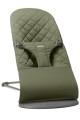 BABYBJORN - leżaczek BLISS Woven, Ciemnozielony