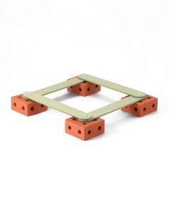 MODU - Klocki piankowe Balance Track - Burnt Orange / Dusty Green