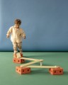 MODU - Klocki piankowe Balance Track - Burnt Orange / Dusty Green