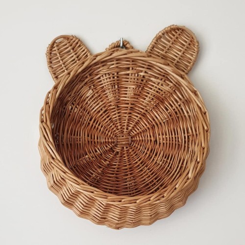 100%_Polski_produkt_Wiszący_koszyk_miś_z_wikliny_naturalny