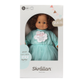 Skrallan -  Duża lalka interaktywna Lillan brunetka odgrywanie ról dla dzieci Skrållan