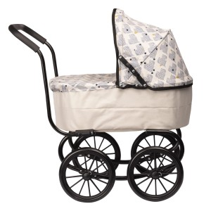 Skrallan -  Wózek dla lalek w stylu retro, gondola, zabawa z lalkami