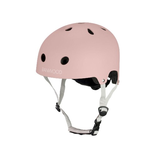 Banwood - Dziecięcy kask rowerowy eco Dusty Rose
