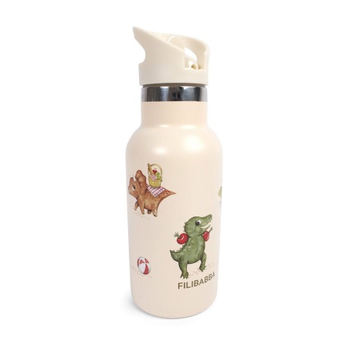 Filibabba Butelka na wodę ze stali nierdzewnej 350 ml Dino Beach