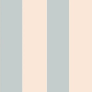 Dekornik - Stripes Vintage Blue and Beige Tapeta