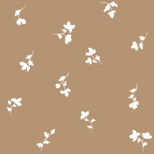 Dekornik - Paris Flowers Brown Tapeta
