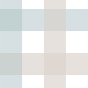 Dekornik - Provence check beige blue big Tapeta