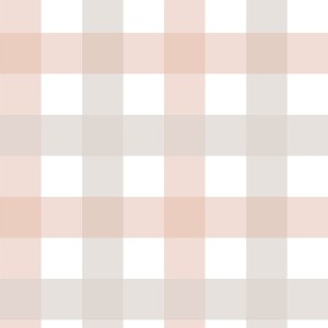 Dekornik - Provence check beige pink medium Tapeta