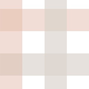 Dekornik - Provence check beige pink big Tapeta