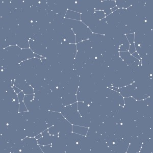 Dekornik - Simple cosmos blue Tapeta