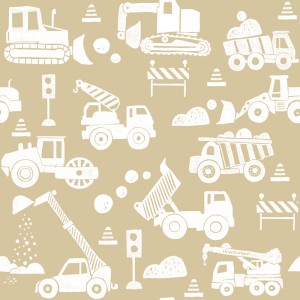 Dekornik - Construction Beige Tapeta