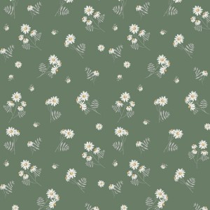 Dekornik - Camomilla Green Wallpaper