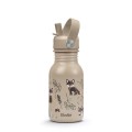Elodie Details - Plecak BackPack MINI - Nordic Woodland + Butelka na wodę - Nordic Woodland - ZESTAW