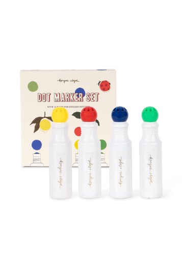 Zestaw markerów do stempelek kropek Konges Slojd DOT MARKER SET MULTI