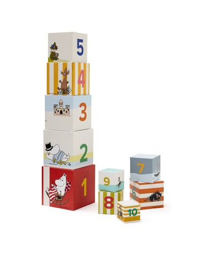 Kid's Concept - Wieża/piramida do układania z kostek MOOMIN