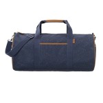 FRESK - Torba Weekender bag Złote kropki Indigo 