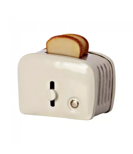 Maileg_Biały_toster_i_chleb_Miniature_toaster_bread_off_white