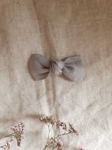 LIGHTBLUE - Spinka pętelka neutralna szary len