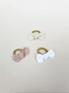 LIGHTBLUE - zestaw pętelek basic pastel