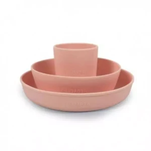 FILIBABBA - Silikonowy zestaw obiadowy Peach